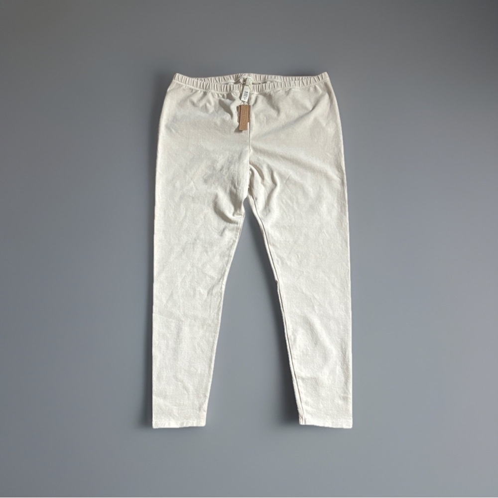 SKIMS Outdoor Leggings Cotton Blend Bone Color Size 3X NWT